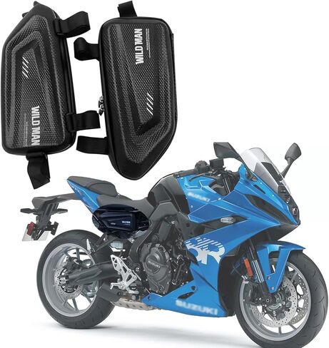 ل GSX-8R GSX-8S gsx8r gsx8s 2024 2023 2022 دراجة نارية مقاوم للماء قشرة صلبة مثلث أداة حقيبة جانبية GSX8R GSX8S (زوج) in Kuwait