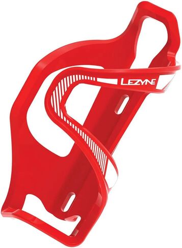 LEZYNE Flow Cage Water Bottle Holder E SL-R, Matrix, Bottle Clamping Right Hand, Black, 1-BC-FLSLR-V204 Bottle Cage 48g in Saudi Arabia