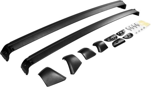 FREEMOTOR802 Roof Rack Cross Bars Compatible with 2017-2023 Tesla Model 3, OE Style Black Aluminum & ABS Top Roof Rails Crossbars Cargo Bars Rooftop Luggage Carrier in Saudi Arabia