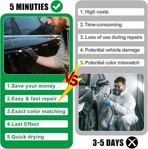 D4 Rapid Red Metallic Tinted Clearcoat Touch Up Paint for Ford,2-in-1 Scratch Repair Kit with 2PCS Disposable Micro Applicators, Quick & Easy Premium Scratch Remover for Deep Scratches in Saudi Arabia
