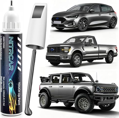 D4 Rapid Red Metallic Tinted Clearcoat Touch Up Paint for Ford,2-in-1 Scratch Repair Kit with 2PCS Disposable Micro Applicators, Quick & Easy Premium Scratch Remover for Deep Scratches in Saudi Arabia