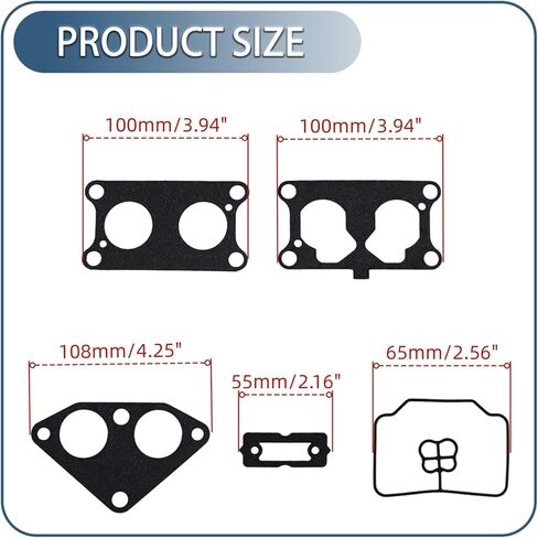 طقم تصليح إعادة بناء المكربن ​​لـ Kawas * k Mule 3000 3010 3020 2001-2008 KAF620 استبدال #15003-2766 حشية، تعويم، طائرة in Kuwait