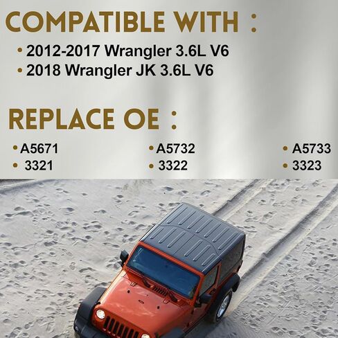 3PCS Engine Motor Mounts and Transmission Mounts Compatible with 2012-2017 Wrangler 3.6L, 2018 Wrangler JK 3.6L, Replace OE: A5671, A5732, A5733 in Saudi Arabia