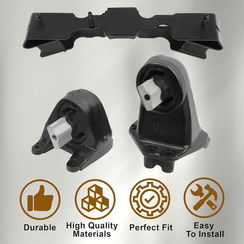 3PCS Engine Motor Mounts and Transmission Mounts Compatible with 2012-2017 Wrangler 3.6L, 2018 Wrangler JK 3.6L, Replace OE: A5671, A5732, A5733 in Saudi Arabia
