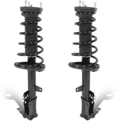 مجموعة صدمات الدعامات الخلفية من Auto Dynasty وزنبرك ملفوف متوافق مع Toyota Avalon Camry Solara Lexus ES300 V6 1992-2003، ممتص الصدمات زوج كامل من اليسار واليمين in Saudi Arabia