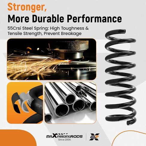 maxpeedingrods 2 قطعة زنبرك ملف التعليق الأمامي لسيارة Chevy Silverado 1500 1999-2006 Tahoe 2000 GMC Sierra 1500 1999-2006 Yukon 2000, 60148 89056258 89056257 45H0242 in Saudi Arabia