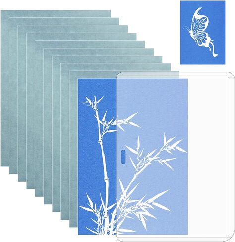 Sun Print Paper Kit - 30pcs Cyanotype Paper with 1 Sheet Acrylic Panel, 5.83x4.13in in Saudi Arabia