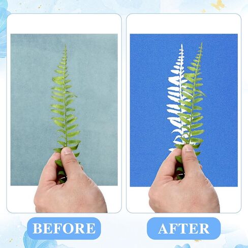 Sun Print Paper Kit - 30pcs Cyanotype Paper with 1 Sheet Acrylic Panel, 5.83x4.13in in Saudi Arabia