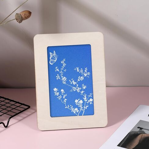 Sun Print Paper Kit - 30pcs Cyanotype Paper with 1 Sheet Acrylic Panel, 5.83x4.13in in Saudi Arabia