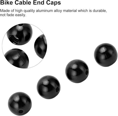Keenso Bike Cable End Ball Reusable Brake Cable End Crimps for Mountain Bike Road Bike () in Saudi Arabia