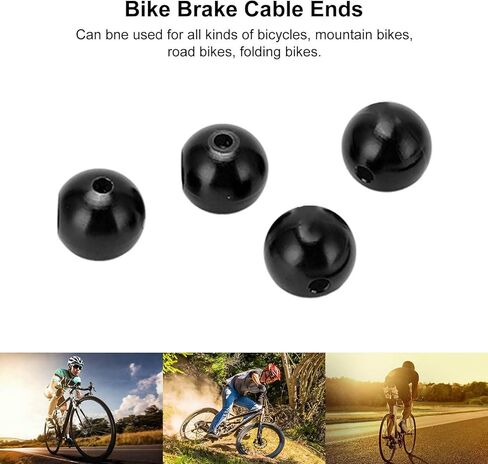 Keenso Bike Cable End Ball Reusable Brake Cable End Crimps for Mountain Bike Road Bike () in Saudi Arabia