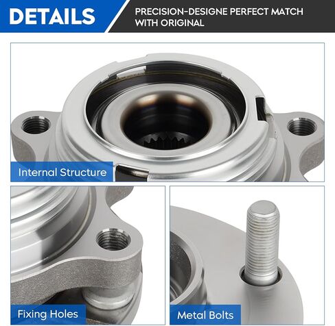 513294 Front Wheel Bearing & Hub Assembly for 2007-2012 Nissan Altima 2.5L L4 ONLY (w/ 29 splines), 5 Lug Bolts w/ABS Hubs Assemblies 2008 2009 2010 2011 - [ Exc. 2.0L, 2.4L, 3.5 ] in Saudi Arabia
