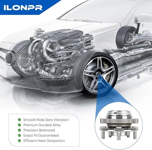 513294 Front Wheel Bearing & Hub Assembly for 2007-2012 Nissan Altima 2.5L L4 ONLY (w/ 29 splines), 5 Lug Bolts w/ABS Hubs Assemblies 2008 2009 2010 2011 - [ Exc. 2.0L, 2.4L, 3.5 ] in Saudi Arabia