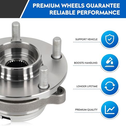 513294 Front Wheel Bearing & Hub Assembly for 2007-2012 Nissan Altima 2.5L L4 ONLY (w/ 29 splines), 5 Lug Bolts w/ABS Hubs Assemblies 2008 2009 2010 2011 - [ Exc. 2.0L, 2.4L, 3.5 ] in Saudi Arabia