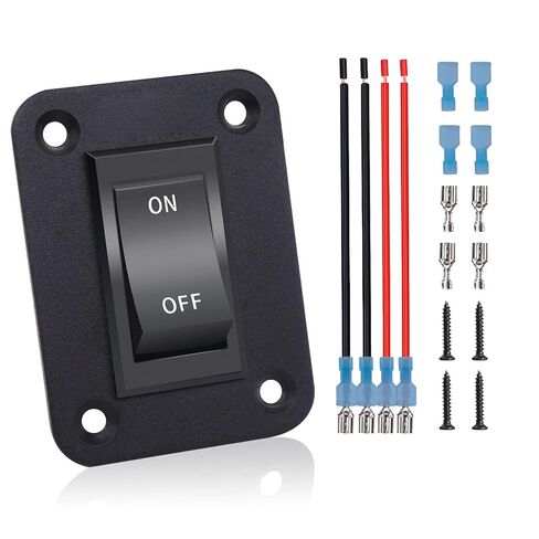 مفتاح مثبت الطاقة بمقابس RV لتسوية القطبية العكسية المؤقتة 20 أمبير 12 فولت تيار مستمر مع براغي تسخير لمظلات مقطورة العجلة الخامسة (أعلى/أسفل) in Kuwait