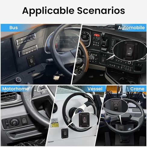 مفتاح مثبت الطاقة بمقابس RV لتسوية القطبية العكسية المؤقتة 20 أمبير 12 فولت تيار مستمر مع براغي تسخير لمظلات مقطورة العجلة الخامسة (أعلى/أسفل) in Kuwait