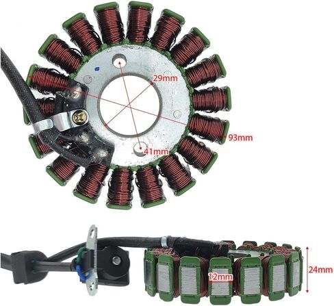Ignition Coil Stator Generator Compatible With Benelli TNT150 TNT150i BJ150-29 BJ150-29A BJ150-29B TNT BJ 150 Carburetor Electrojet EFI(Electrojet Version) in Saudi Arabia