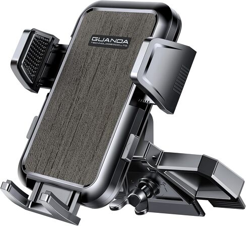 GUANDA TECHNOLOGIES CO., LTD. CD Phone Mount, Upgraded Car Phone Holder [Thick Cases Friendly], 360° Adjustable Universal Phone Mount for Car CD Slot Mount for iPhone & Android Cell Phones (Blue) in Kuwait