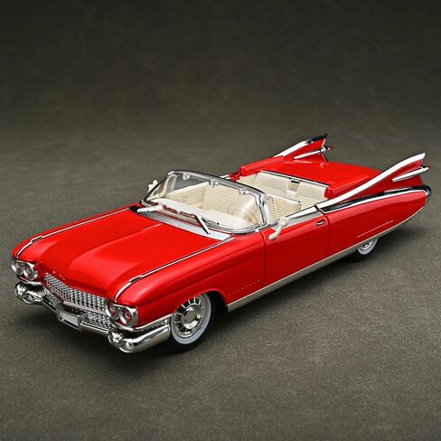 نماذج سيارات لعبة 1/24 Diecast Cars Eldorado Metal Model Car Carros De Coleccion، مجموعات نماذج سيارات للبالغين والفتيان، سيارة سحب للخلف مع أضواء وأصوات، سيارات لعبة للأولاد من سن 4 إلى 7 (أحمر) in Kuwait