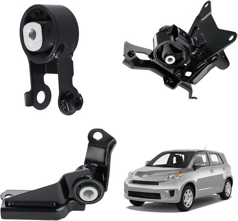 Engine Motor Mount Kit Compatible with Scion xD 1.8L L4 2008-2014 Automatic Transmission Replacement for OE A62087 A4237 A62044 Transmission Mount & Torque Strut Mount Set of 3 in Kuwait