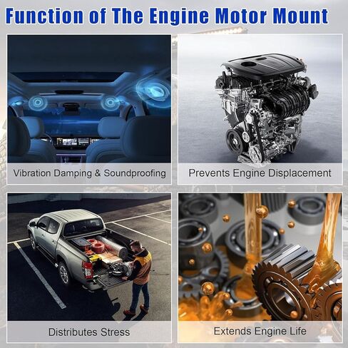 Engine Motor Mount Kit Compatible with Scion xD 1.8L L4 2008-2014 Automatic Transmission Replacement for OE A62087 A4237 A62044 Transmission Mount & Torque Strut Mount Set of 3 in Kuwait