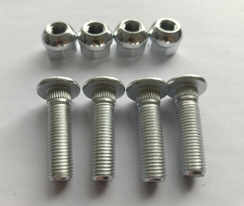 85-1049 مسامير العجلات الأمامية وصواميل العروة بديلة لـ 2000-2006 Honda TRX350FE TRX350FM و02-03 TRX400FW TRX400FA TRX400FGA TRX450FE TRX450FM Recon rancher Foreman Quads ATV in Saudi Arabia