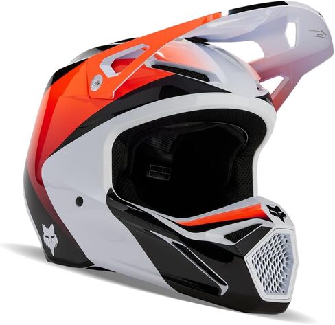 Fox Racing Unisex V1 Motocross Dirt Bike Helmet, White, Small in Saudi Arabia