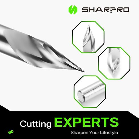 V Groove O Flute Router Bit 30 Degree 0.2mm Tip Dia. 1/4 Inch Shank CNC Solid Carbide V Bit for CNC Engraving and Chamfering Lettering in Saudi Arabia