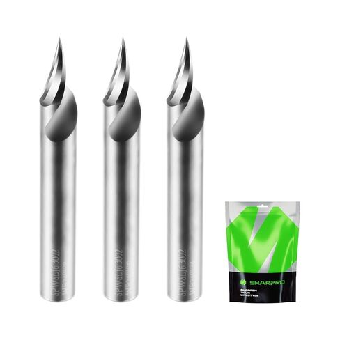 V Groove O Flute Router Bit 30 Degree 0.2mm Tip Dia. 1/4 Inch Shank CNC Solid Carbide V Bit for CNC Engraving and Chamfering Lettering in Saudi Arabia
