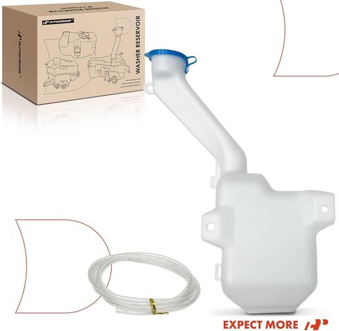 A-Premium Windshield Washer Reservoir Compatible with Select Honda Models - Civic 1996 1997 1998 1999 2000, with (Washer Pump/Cap/Filler Neck/Hose) - Replace# 76840S04013 in Saudi Arabia