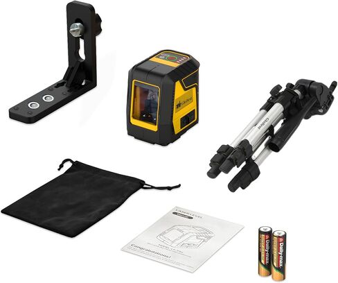 Laser Level, Self Leveling Cross Line Lasers, Green Beam Leveler Tool, with Self-leveling, Manual, Pulse Mode, Lazer Level with 360 Degree Magnetic Base and Battery in Saudi Arabia
