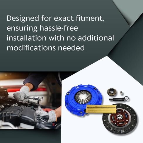 مجموعة القابض EFT المرحلة 1 لموديلات مازدا 2004-13 3 5 2.0L 2.3L 2.5L DOHC 4Cyl - ترقية أداء عالي التحمل من أجل مشاركة سلسة - متينة وموثوقة - ملاءمة دقيقة - تقدم ضمان العلامة التجارية لمدة 12 شهرًا in Saudi Arabia
