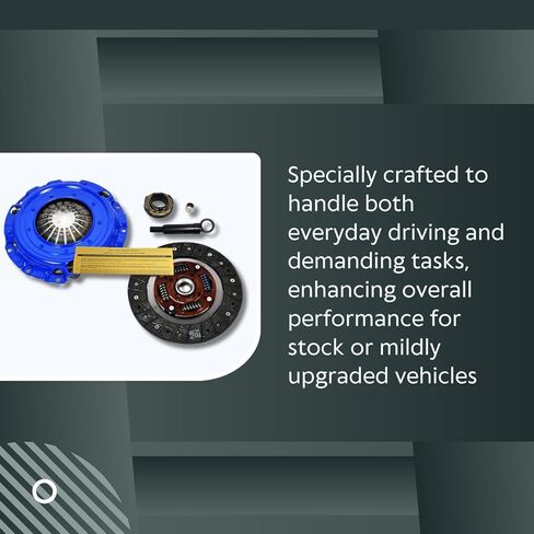 مجموعة القابض EFT المرحلة 1 لموديلات مازدا 2004-13 3 5 2.0L 2.3L 2.5L DOHC 4Cyl - ترقية أداء عالي التحمل من أجل مشاركة سلسة - متينة وموثوقة - ملاءمة دقيقة - تقدم ضمان العلامة التجارية لمدة 12 شهرًا in Saudi Arabia