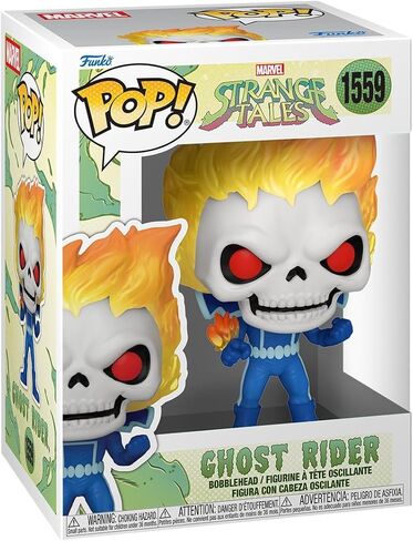 فانكو بوب! Marvel: Strange Tales - Ghost Rider - Marvel Comics - شخصية من الفينيل قابلة للتجميع - فكرة هدية - بضائع رسمية - ألعاب للأطفال والكبار - محبي الكتب المصورة - نموذج لهواة الجمع in Saudi Arabia