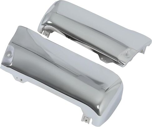KUAFU Rear Bumper Center & End Cap Compatible with 1996-2002 Toyota 4Runner SR5 Base Without Fender Flares Replacement for TO1105101 TO1104101 5210535130 TO1102219 Silver Steel (2 Packages) in Saudi Arabia