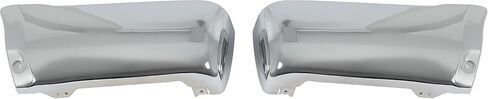 KUAFU Rear Bumper Center & End Cap Compatible with 1996-2002 Toyota 4Runner SR5 Base Without Fender Flares Replacement for TO1105101 TO1104101 5210535130 TO1102219 Silver Steel (2 Packages) in Saudi Arabia