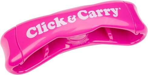 Click & Carry Grocery Bag Carrier, 1 Pack, Fuchsia - As seen on Shark Tank, Soft Cushion Grip - Grocery Bag Carrier, 1 Pack, Green - As seen on Shark Tank, Soft Cushion Grip in Saudi Arabia