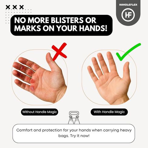 حاملات الحقائب ذات المقبض السحري (وحدتان) | قبضة مريحة وحامل حقيبة | حجم الجيب | خفيف الوزن ومريح للتسوق والسفر - صنع في الولايات المتحدة الأمريكية (أصفر) in Kuwait