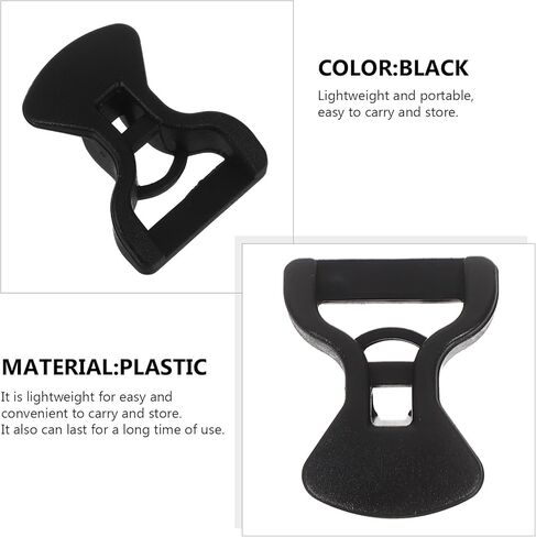 50pcs Camping Tent Rope Buckles: Windproof Plastic Clips - Cord Tensioners Anti-Slip - Outdoor Tent Line Adjusters Fasteners Fittings in Saudi Arabia