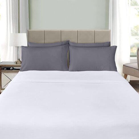 Utopia Bedding Toddler Pillow Cases - 2 Pack - Envelope Closure - Soft Brushed Microfiber Fabric - Shrinkage and Fade Resistant Pillow Covers 14 X 20 Inches (Toddler, White) in Kuwait