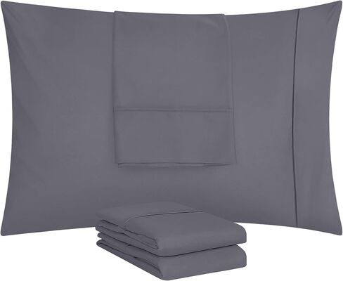 Utopia Bedding Toddler Pillow Cases - 2 Pack - Envelope Closure - Soft Brushed Microfiber Fabric - Shrinkage and Fade Resistant Pillow Covers 14 X 20 Inches (Toddler, White) in Kuwait