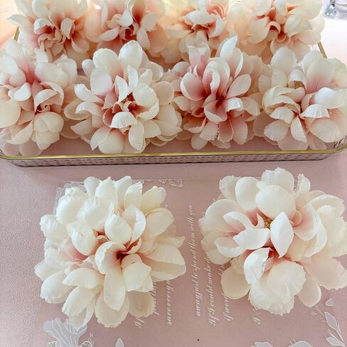 زهور عائمة لقطع مركزية للشموع العائمة، 12 قطعة من رؤوس الزهور الاصطناعية الأرجوانية لقطع مركزية الزفاف - أرجواني in Kuwait