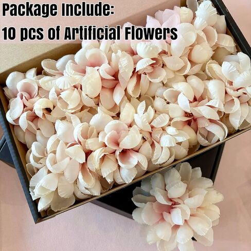 زهور عائمة لقطع مركزية للشموع العائمة، 12 قطعة من رؤوس الزهور الاصطناعية الأرجوانية لقطع مركزية الزفاف - أرجواني in Kuwait