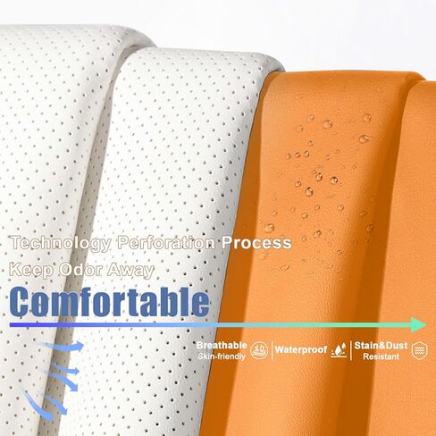 5 Car Seat Covers for Ford Edge 2007-2026 Breathable Leather,Waterproof Car Seat Protectors with Comfort Headrest Pillows,Automotive Vehicle Cushion with Storage Pockets (Luxury,Black) in Saudi Arabia