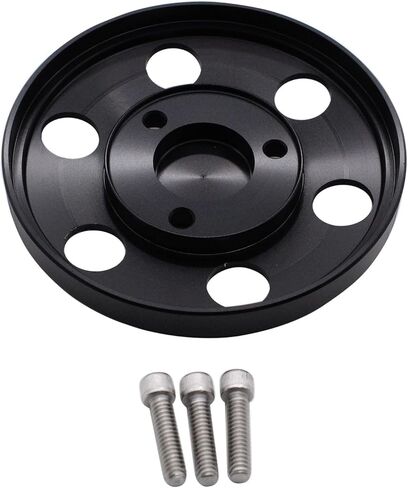 1 pc SHLPDFM Black Air Conditioning AC Clutch Cover with bolts 1.5 Inches Center to Center Fits for Sanden 508 Compressor in Saudi Arabia
