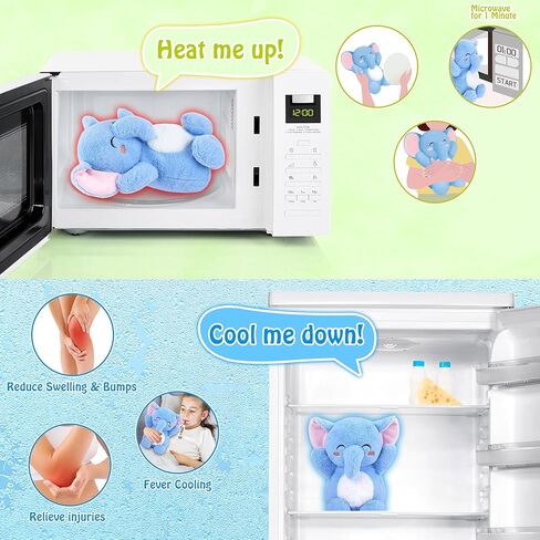 Penguin Stuffed Animal Microwavable Heating Pad, 1.2lb Heating Pads for Cramps & Period Pain Relief, Period Cramps for Women & Girls, Gift for Daughter Wife Heating Pad with Lavender Scented in Kuwait