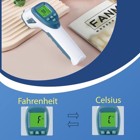 Elate Non Contact/No Touch Digital Forehead Thermometer for Adults, Kids, and Babies. Accurate Hospital Medical Grade Touchless Temporal Thermometer FSA HSA Approved, Pink in Kuwait