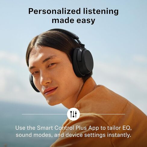 Sennheiser ACCENTUM Wireless Special Edition - ACCENTUM Headphones and BTD 600 Bluetooth Dongle - 50-Hour Battery Playtime, Hybrid ANC, Dongle with USB-A/USB-C Adapter - Black/Copper in Saudi Arabia