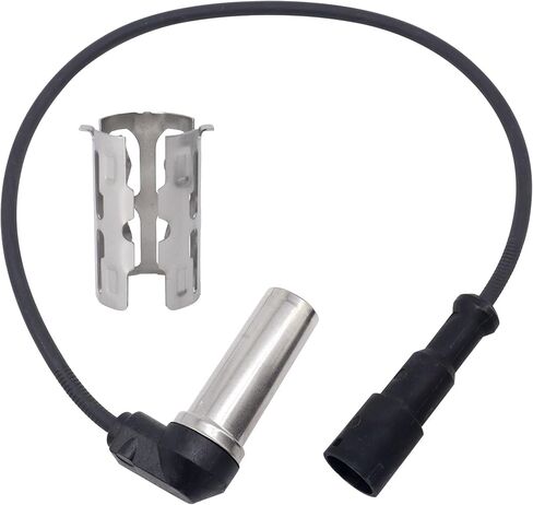 HiSport ABS Wheel Speed Sensor 15.5" 1.3 Feet Long - Compatible with Mercedes Kenworth Peterbilt DAF Man IVECO Truck Trailer 90 Degree Mount Replaces R955335, 970-5001, 4410328080 in Saudi Arabia