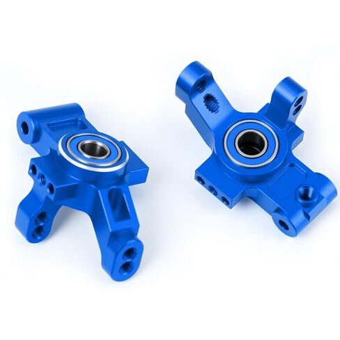 Aluminum Alloy Stub Axle Carriers with Bearings for 1/10 4-Tec Drift Ford Mustang Upgrade Parts,Replace #8352 (Blue) in Saudi Arabia